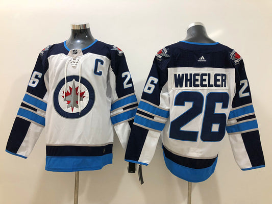 Men's Winnipeg Jets Blake Wheeler #26 White Player Game Jersey1