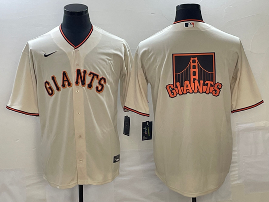Men's San Francisco Giants Cream Home Replica Player Jersey1