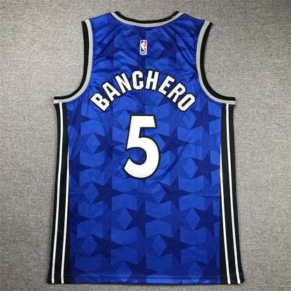 Men's Orlando Magic Paolo Banchero #5 Blue 2023/24 Swingman Jersey1 - Classic Edition