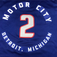 Men's Detroit Pistons Cade Cunningham Blue 2020/21 Swingman Fashion Jersey1