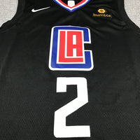Men's LA Clippers Kawhi Leonard #2 Black 2022/23 Statement Edition Swingman Jersey1