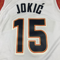 Men's Denver Nuggets Nikola Jokic #15 Silver 2022/23 Swingman Jersey1 - City Edition