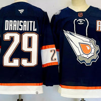 Men's Edmonton Oilers Leon Draisaitl #29 Fanatics Navy Player Game Jersey