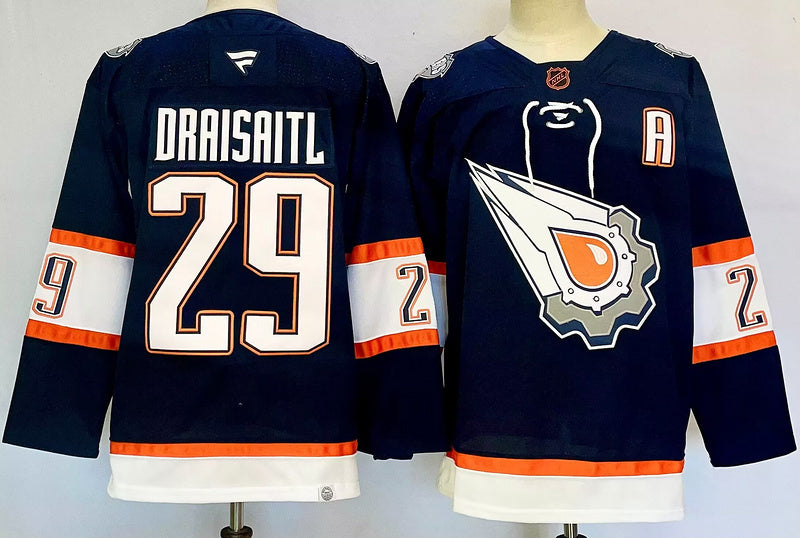 Men's Edmonton Oilers Leon Draisaitl #29 Fanatics Navy Player Game Jersey