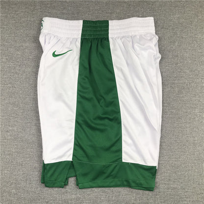 Men's Boston Celtics White/Green City Edition Basketball Shorts1