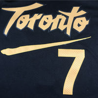 Men's Toronto Raptors Kyle Lowry #7 Black Replica Player Jersey1