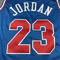 Michael Jordan Chicago Bulls Blue All Star Jersey - 4