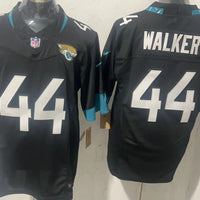 Men's Jacksonville Jaguars Travon Walker #44 Black Alternate Game Jersey