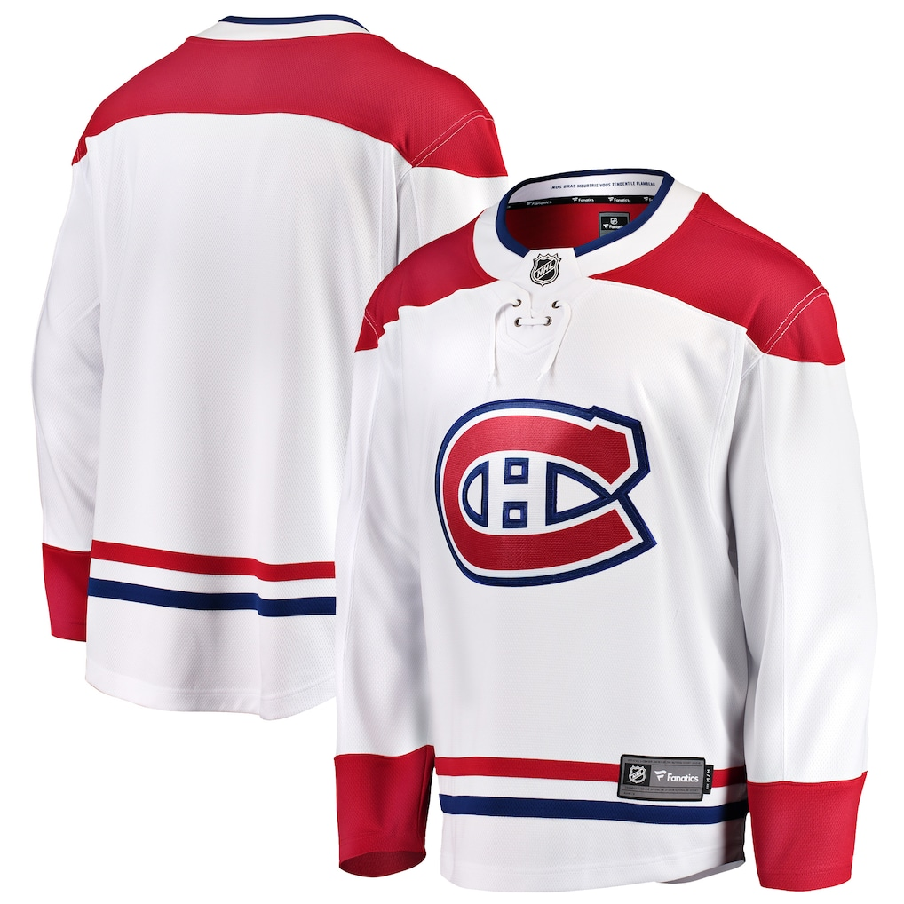 Men's Montreal Canadiens Fanatics White Blank Jersey