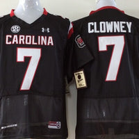 Men's South Carolina Gamecock Jadeveon Clowney #7 Black Player Game Jersey