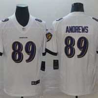 Men's Baltimore Ravens Mark Andrews #89 White Game Jersey1