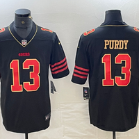 Men's San Francisco 49ers Brock Purdy #13 Black Player Game Jersey1